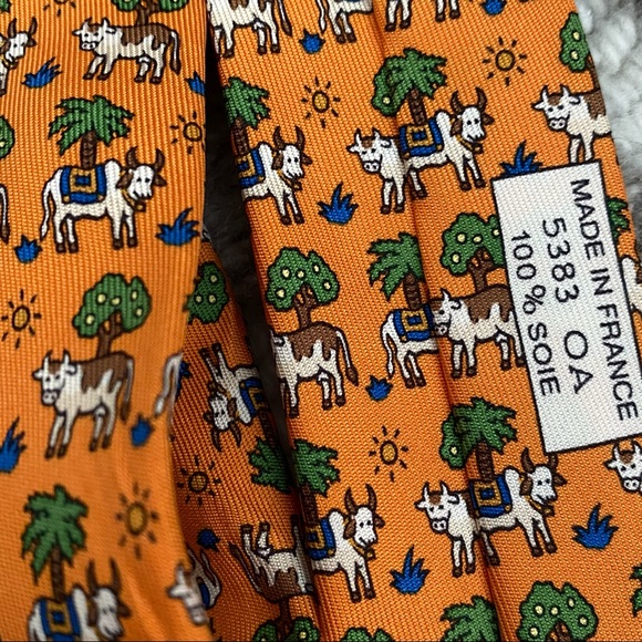 Hermes Silk Tie - Picture 3 of 7